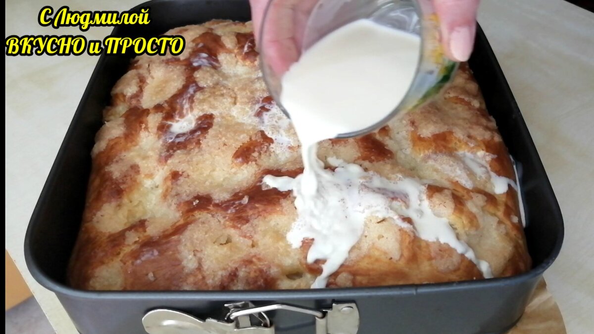 Сахарный пирог со сливками рецепт от Калининой Натальи