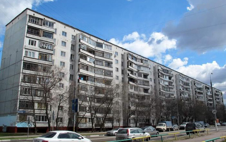 Фасад дома серии 1-515/9Ш