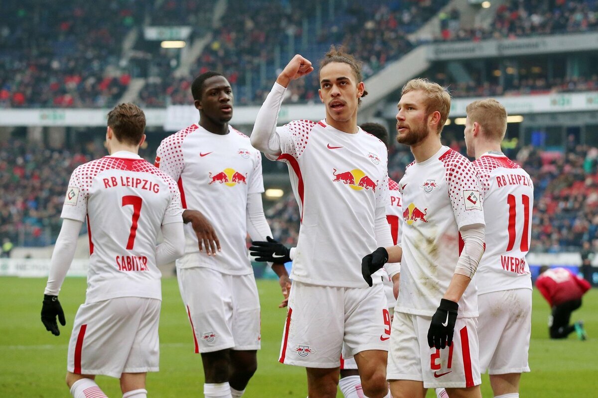 РБ Лейпциг, фото с матча.