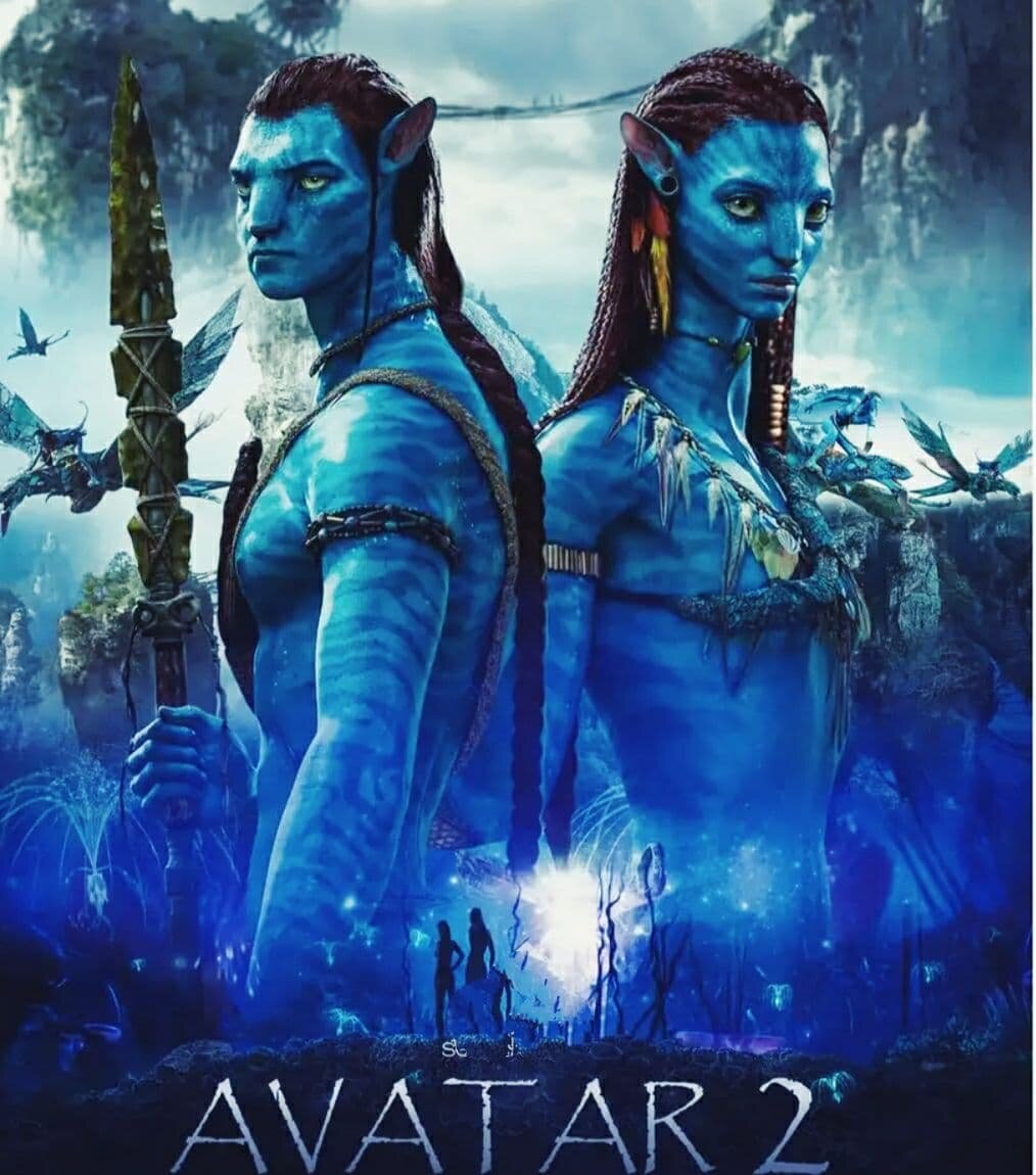 Постер 2 части фильма "Аватар" 2020