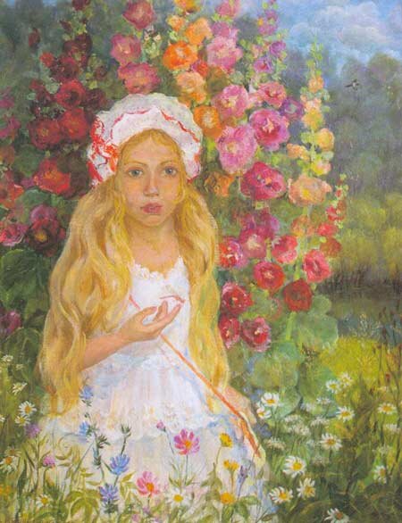 В. Горинова - Купцова "Портрет внучки". 