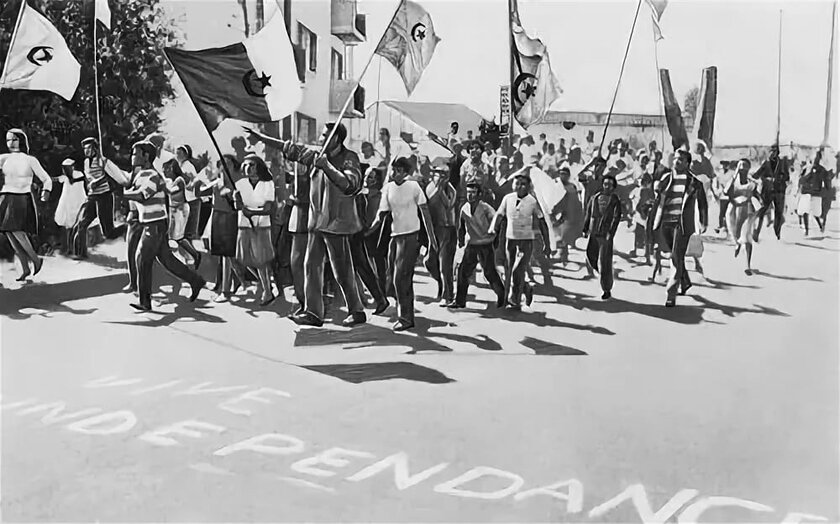 Борьба за независимость от Франции в Алжире. 1962. Фото из Яндекс-картинки. 