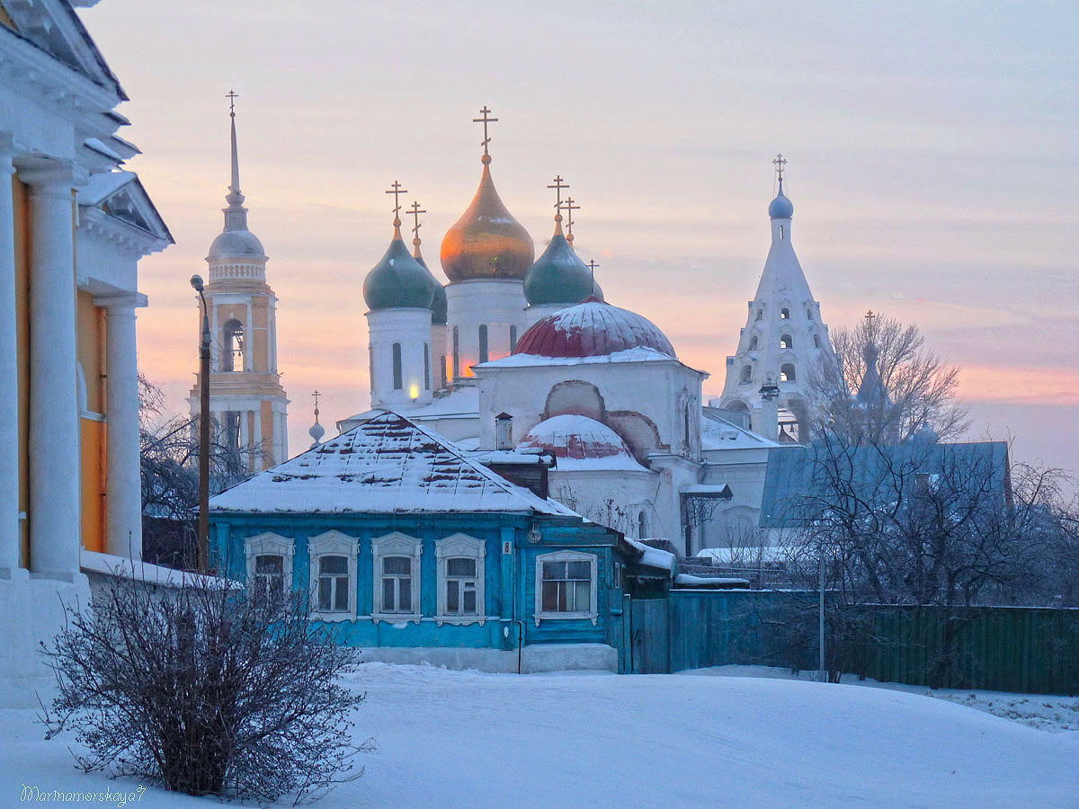 Коломна старый город храмы