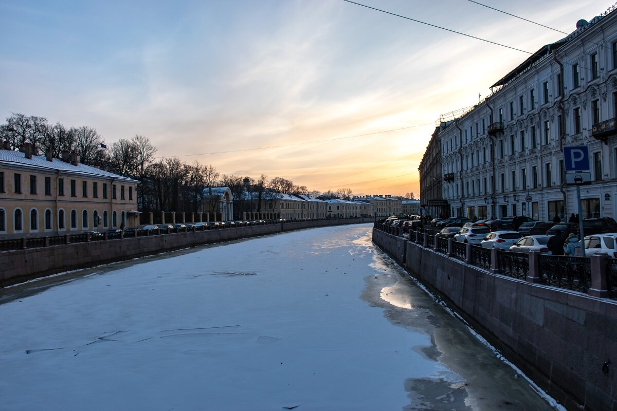 Река Мойка. Вид с Зеленого моста