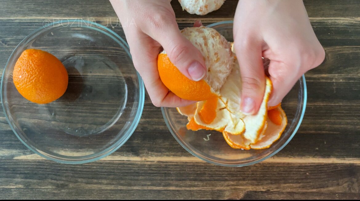 Кожура была довольно толстая