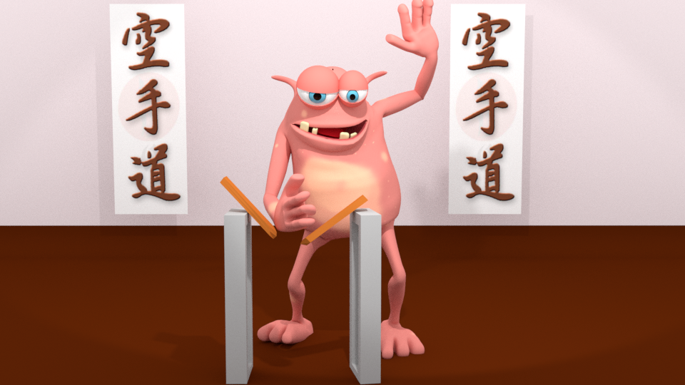 Отработка удара))