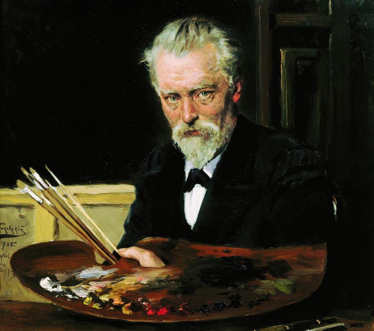 Маковский Владимир Егорович, автопортрет