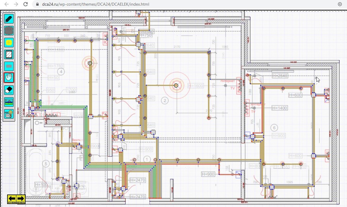 Программа для проектирования электромонтажа в гофре в квартире. | Кирилл  Электромонтаж | Дзен
