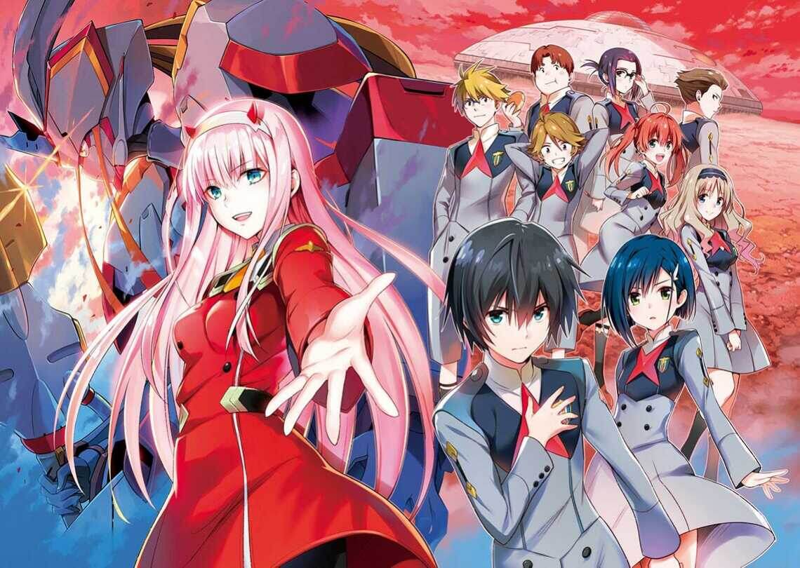 Арт из аниме "Darling in the Franxx"
