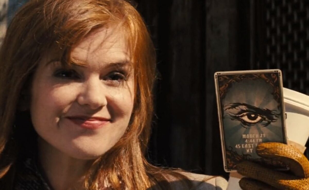 Айла Фишер в роли Хенли Ривз. Кадр из кинофильма "Иллюзия обмана", 2013 г., режиссер Луи Летерье, сценаристы Эдварда Рикур, Боаз Якин, Эд Соломон, композитор Брайан Тайлер. Скриншот кадра 