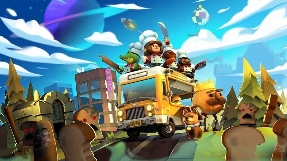 Раздача игр. Overcooked 2 аркада.