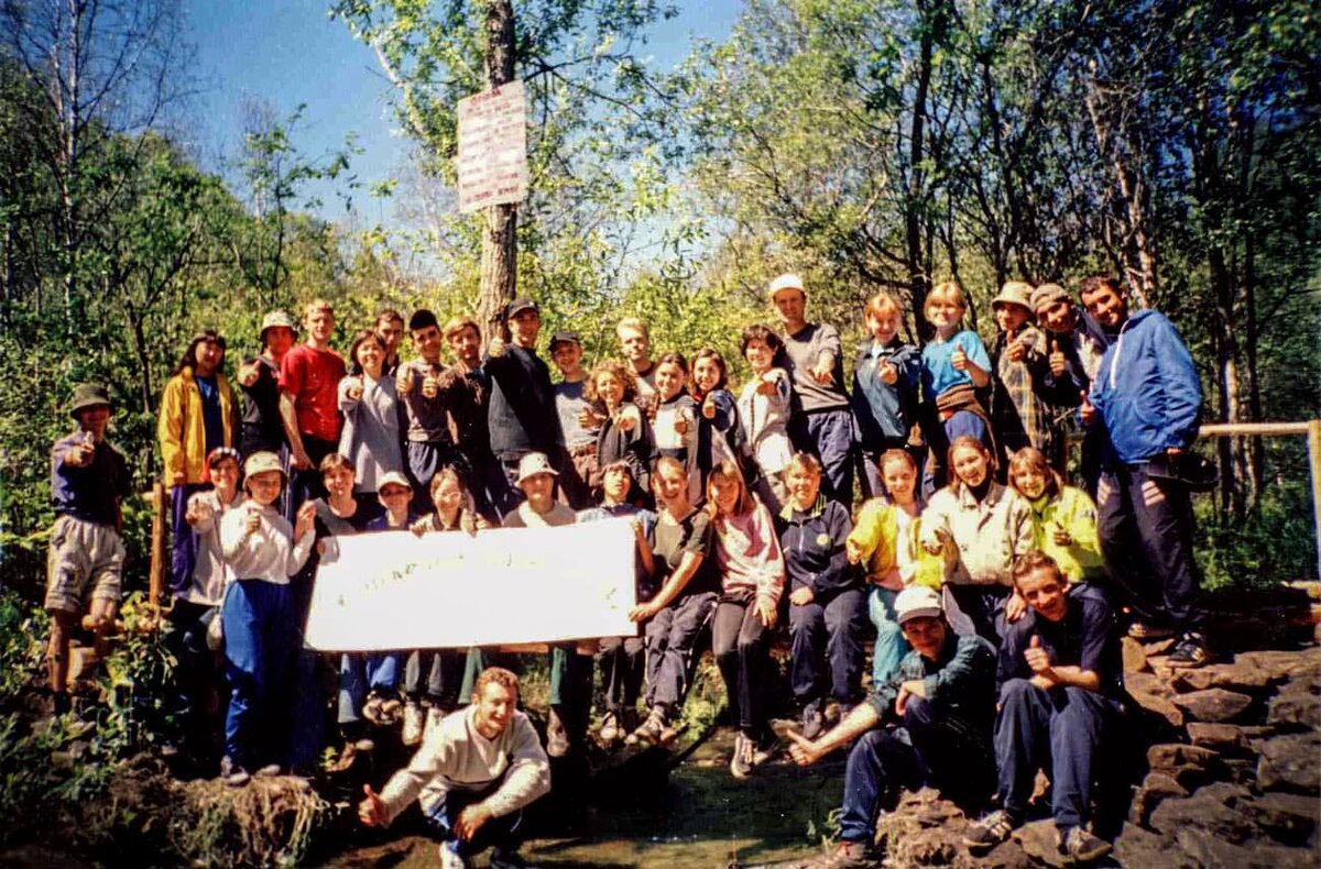 Участники первого сезона «Байкальского проекта». 2002 год