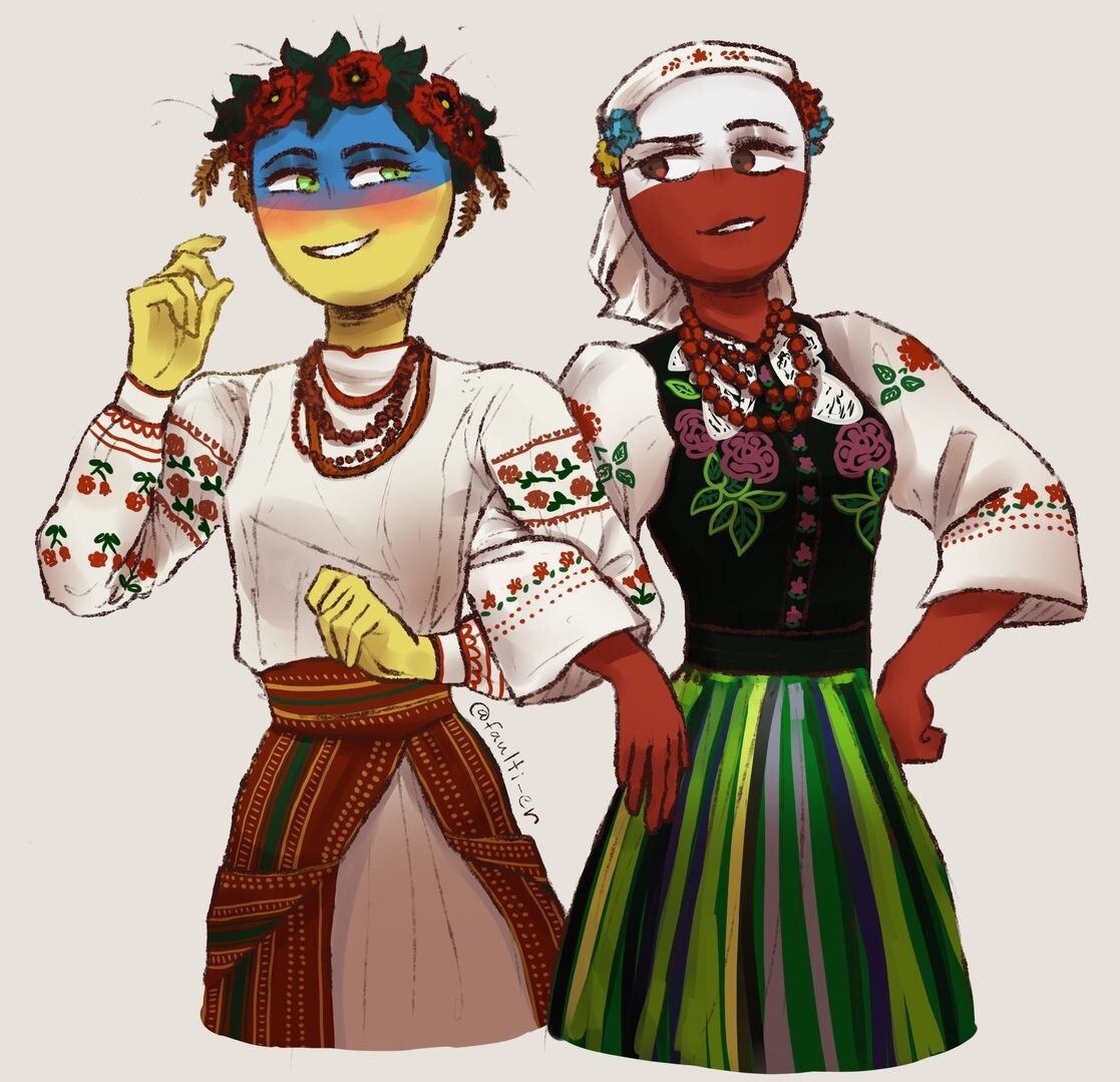 Польша человек рисунок