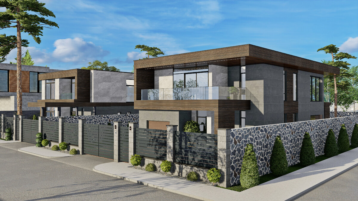 Дома в стиле хайтек в Крыму. 2021. Урбанстрой