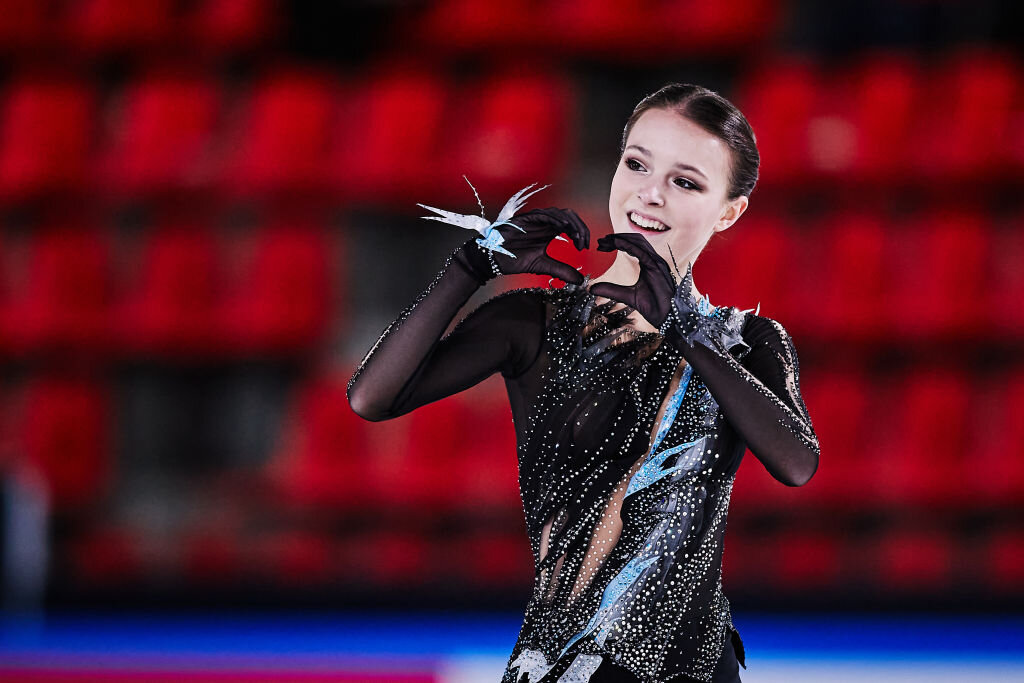Анна Щербакова короткая программа олимпиада