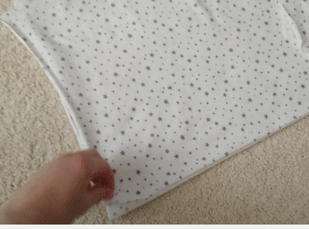 Прикладываем спинку 