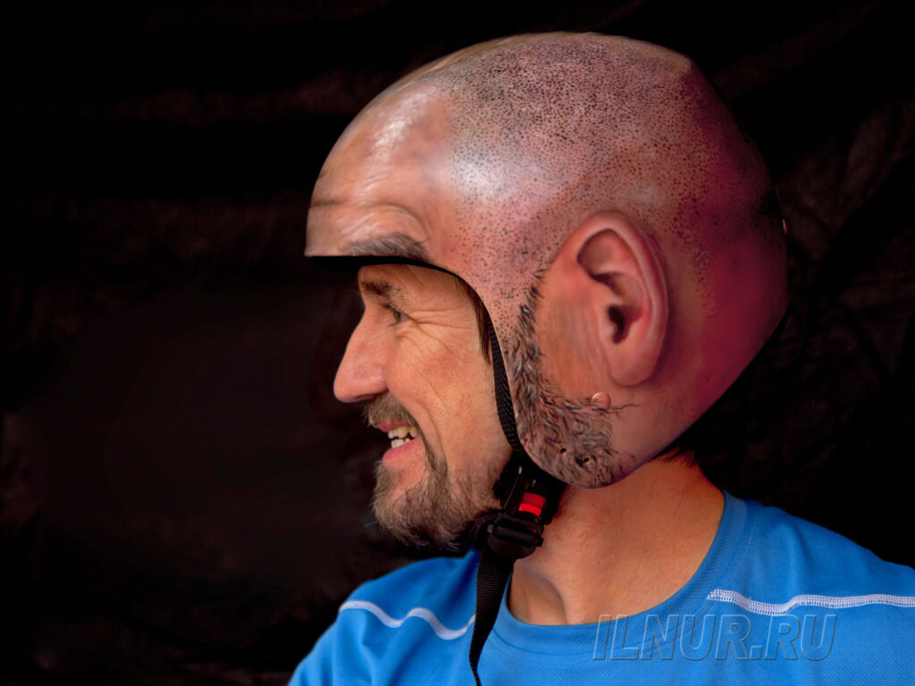 Шлем аэрография "Лысина"