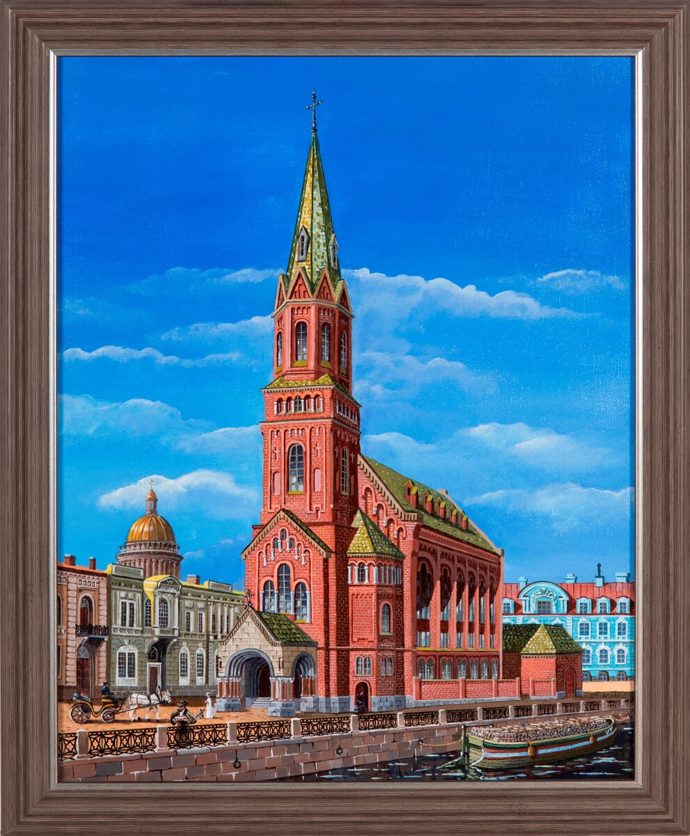 Иванов В. Н. Санкт-Петербург. 2017
Холст, акрил, 50х40