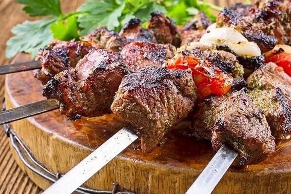 Шашлык из говядины по – Сибирски