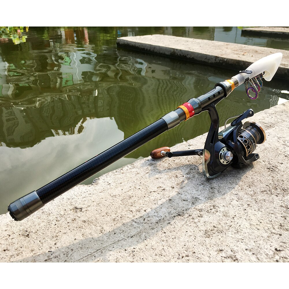 Спиннинг GHOTDA Spinning Fishing Rod. Достоинством этого спиннинга является легкая и при этом прочная конструкция, благодаря использованию углеродного волокна. Источник фото - сайт: https://clck.ru/qFHqS