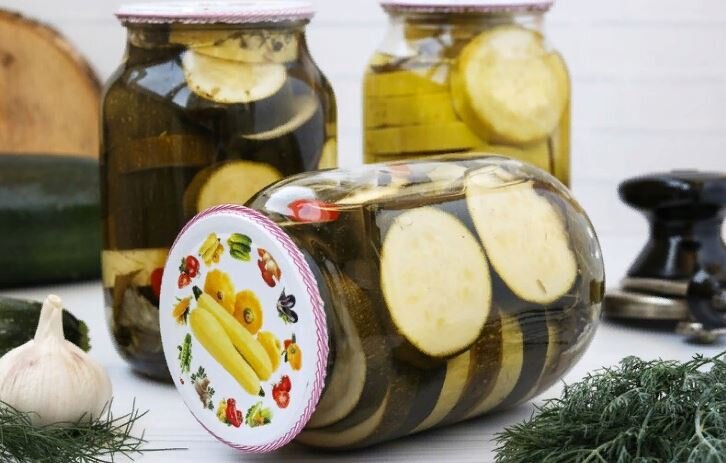 Кабачки на зиму без уксуса и стерилизации