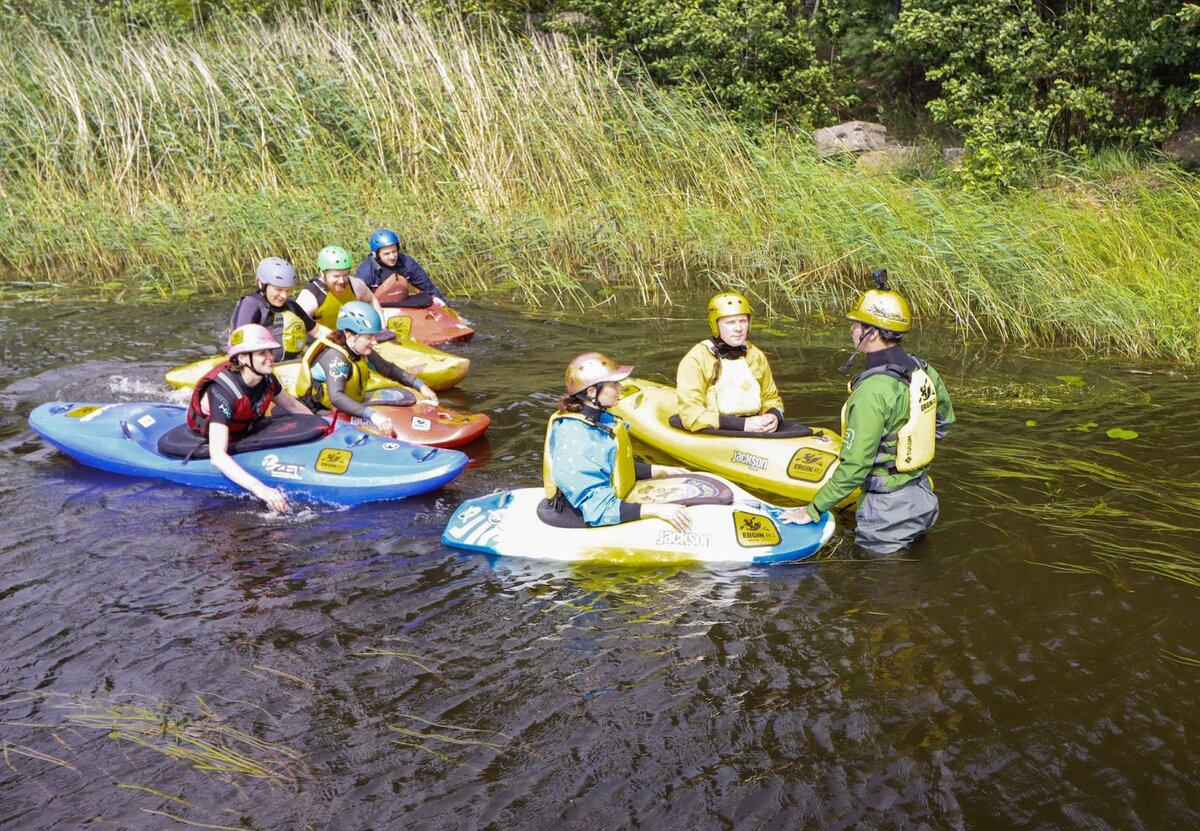 Первое занятие на воде. Получаем последние инструкции