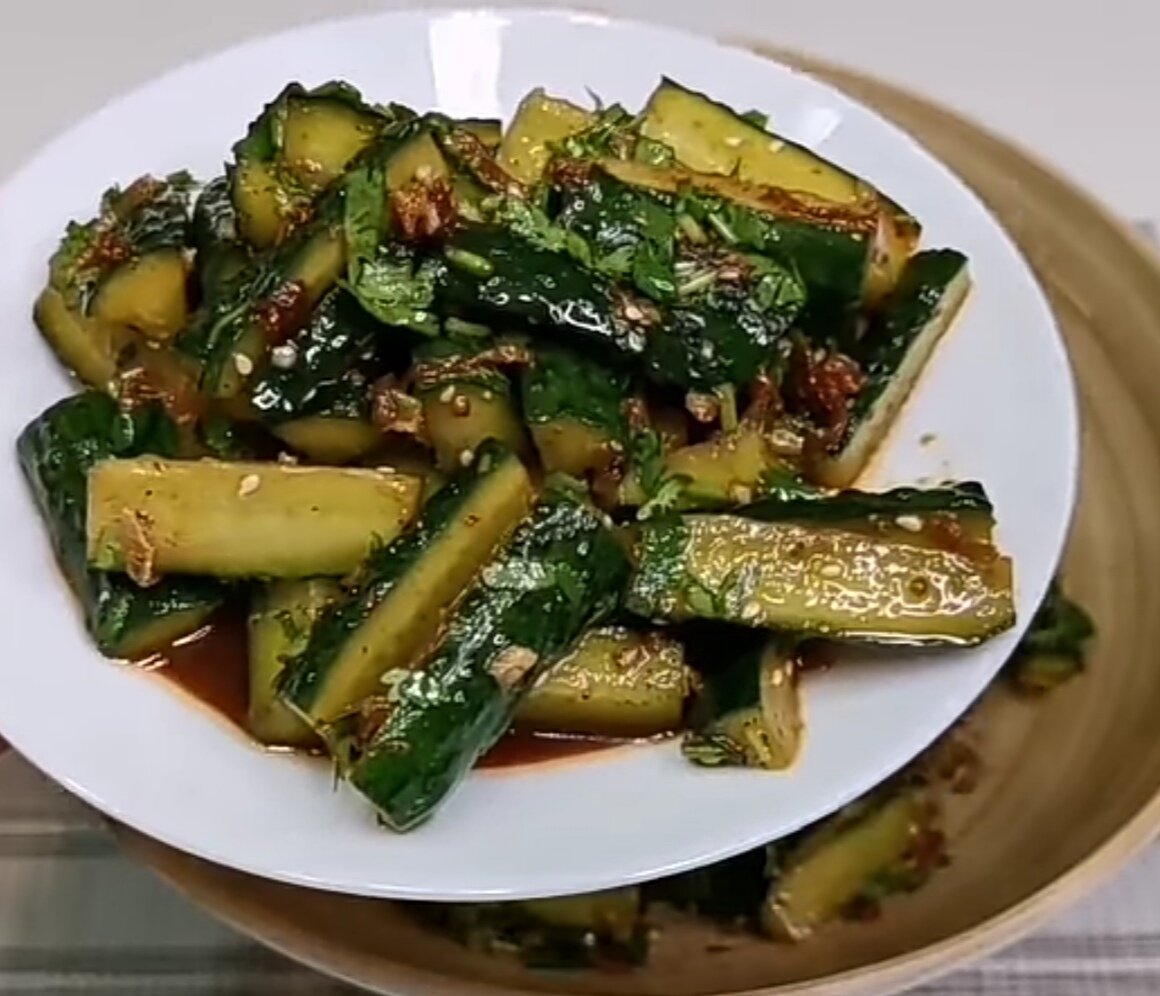                                                               Огурчики по-корейски. 