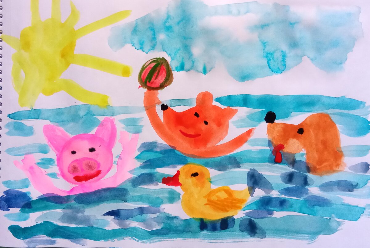 Иллюстрация от внука. Фото от автора.