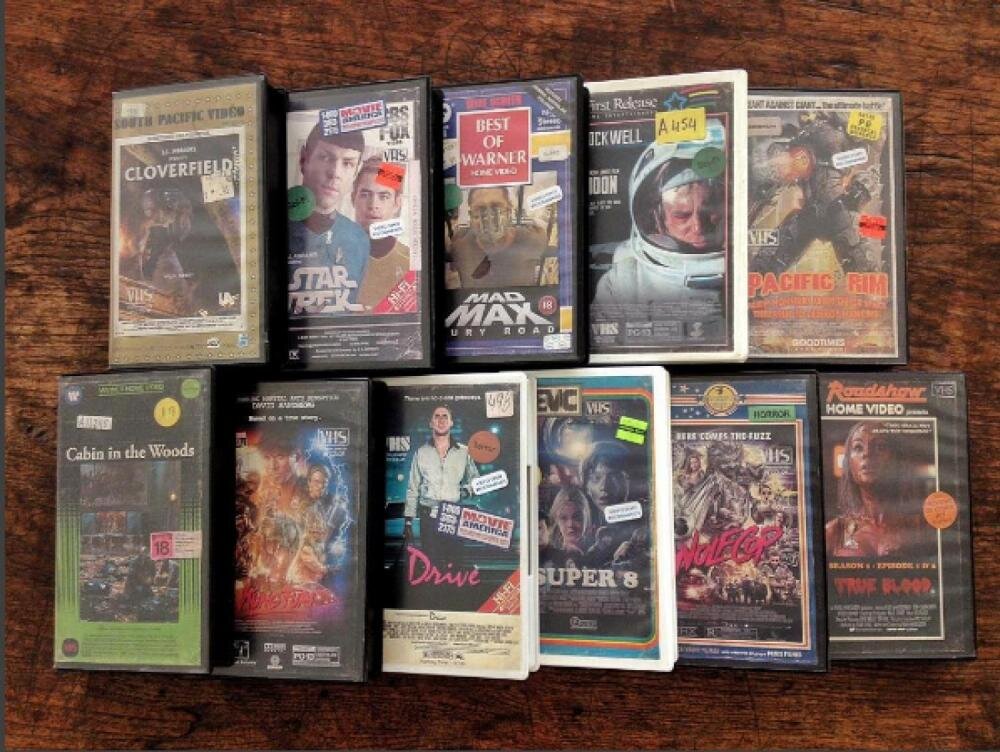 VHS-обложки к современным фильмам от художника Steelberg