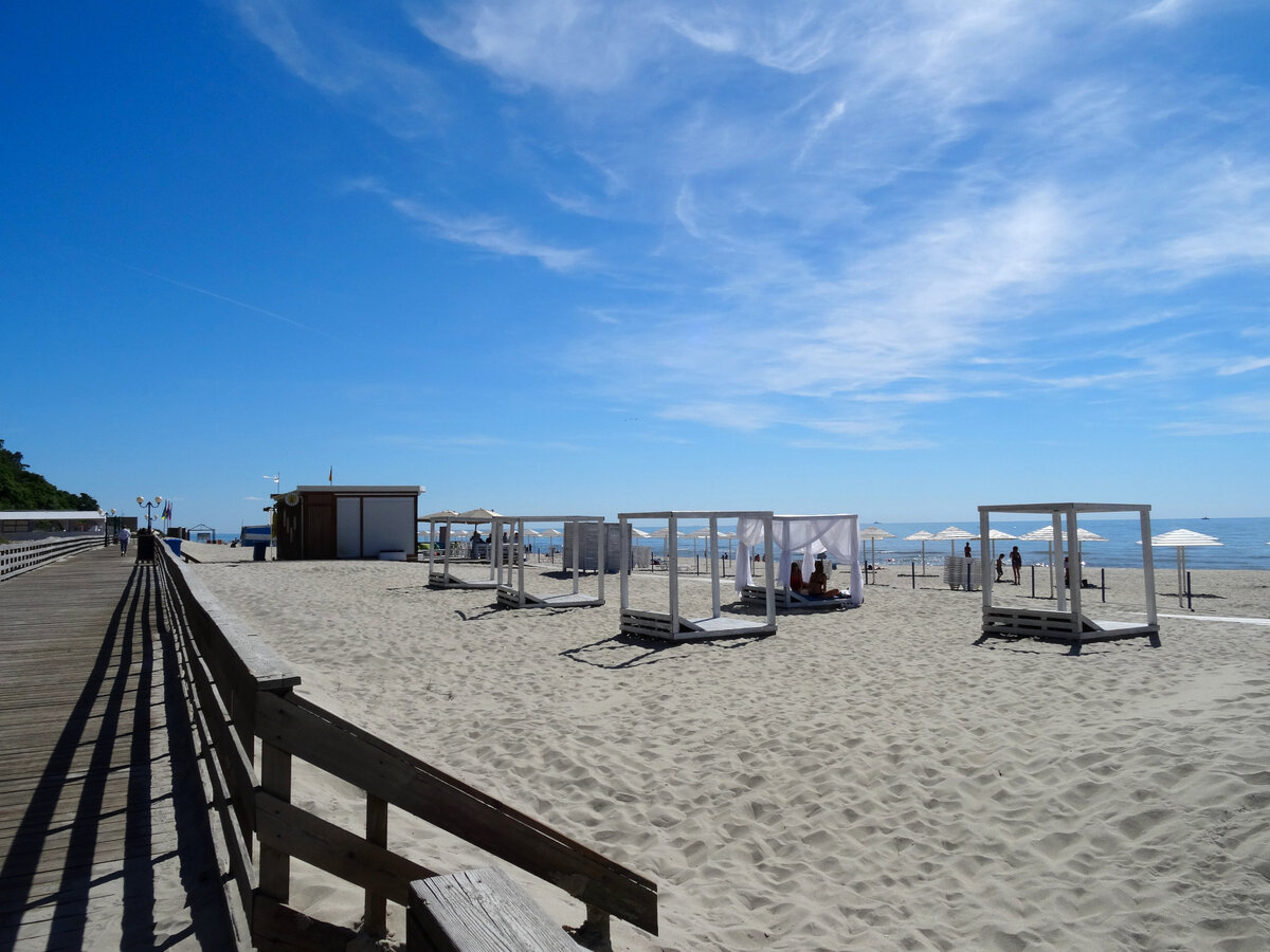 Городской пляж в Янтарном