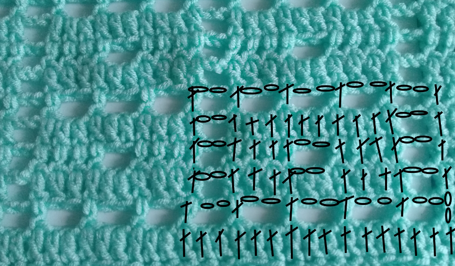 Схема вязания.