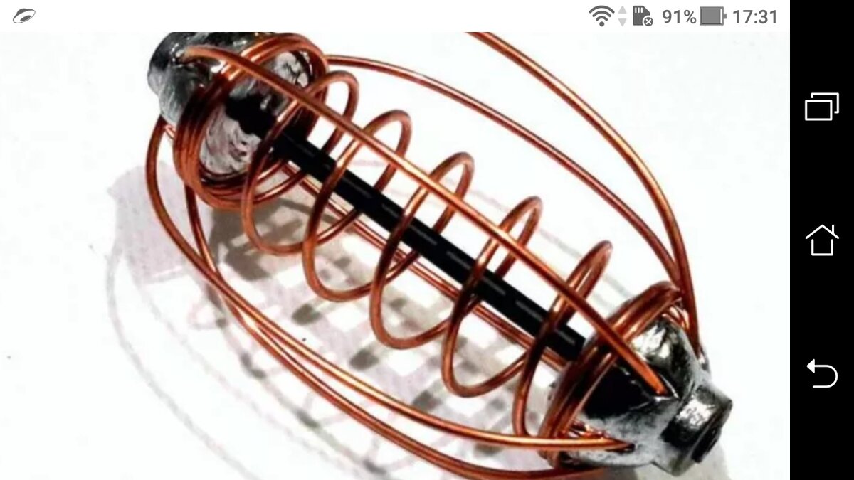 фото Донная удочка с кормушкой + тремя крючками на отводах