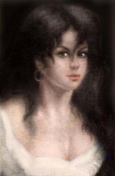 Портрет цыганки приносящей счастье