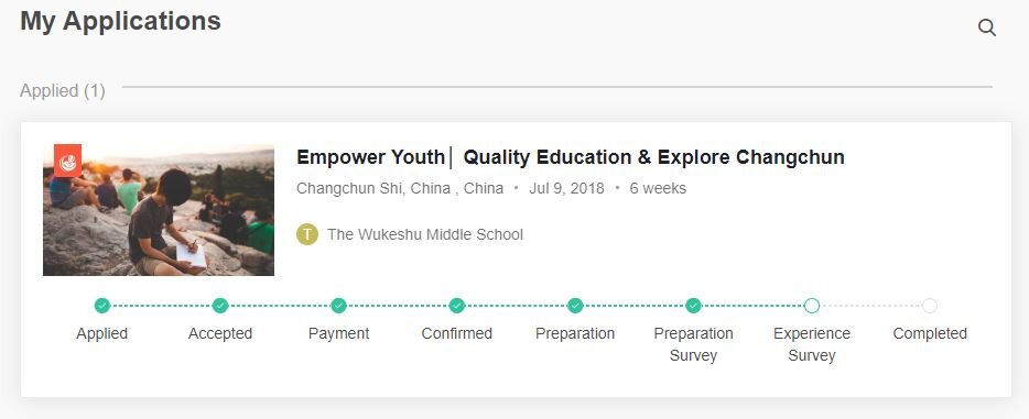 Так выглядела заявка на проект