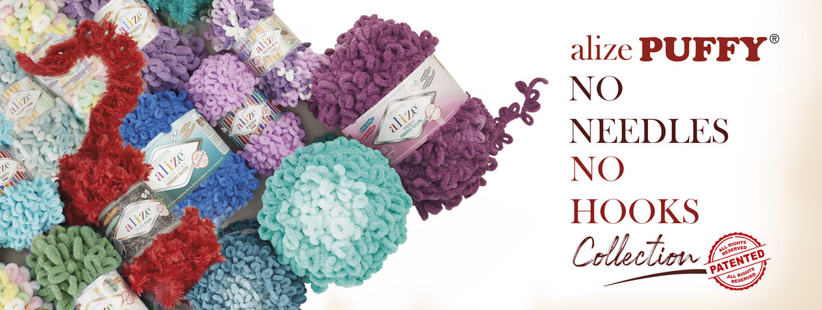 Виды пряжи Ализе пуффи ( Alize Puffy)