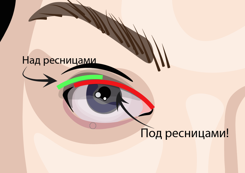 Как прокрасить межресничную линию: самый омолаживающий и выразительный прием в макияже глаз