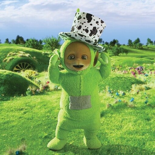 Телепузик Дипси. Источник фото яндекс картинки