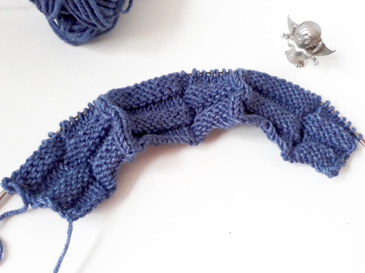 Так выглядят 2 раппорта узора "Гармошка"