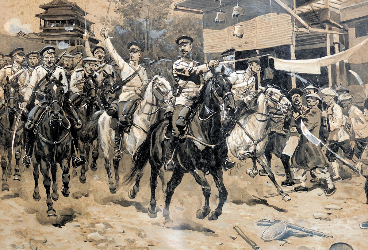 Русская кавалерия в Китае