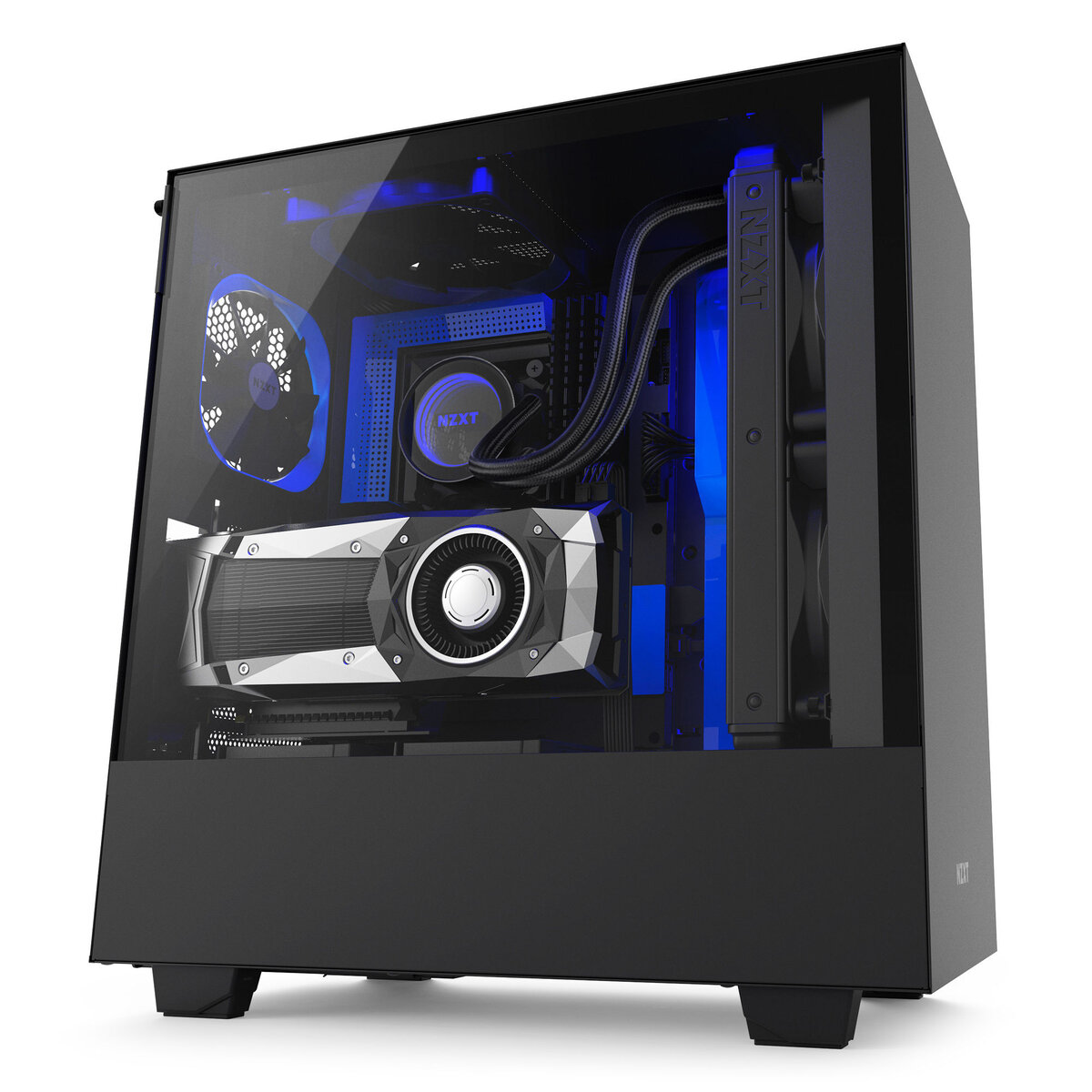Корпус NZXT H500 Black (CA-H500B-B1)