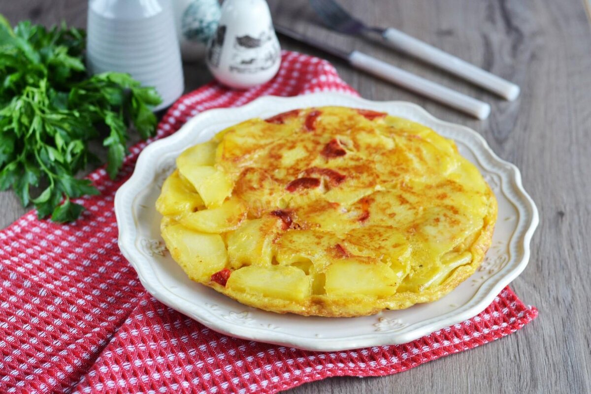 Испанский омлет «Tortilla de patatas»