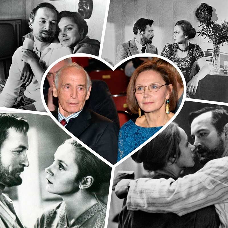 Василий Лановой и Иринка Купченко