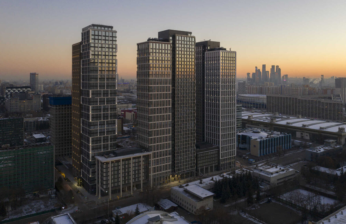 На его месте построена первая очередь Prime Park от Optima Development, январь 2021 г.