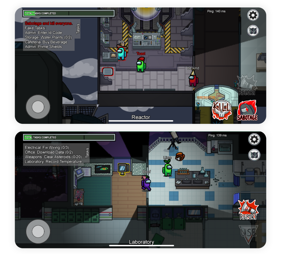 Пока члены экипажа занимаются кораблем, самозванец пытается им помешать.