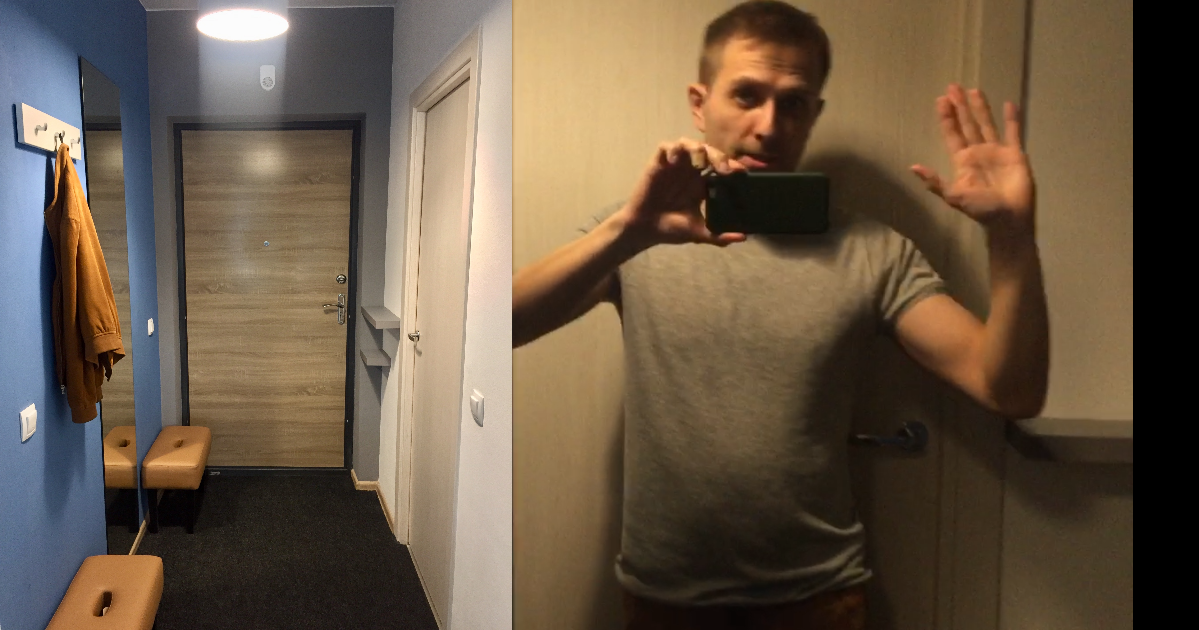 В конце статьи снял видео обзор на прихожую