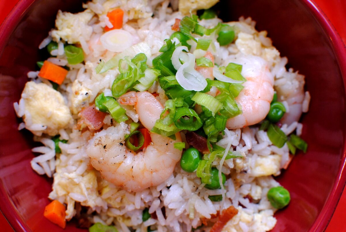 рис с морепродуктами фото