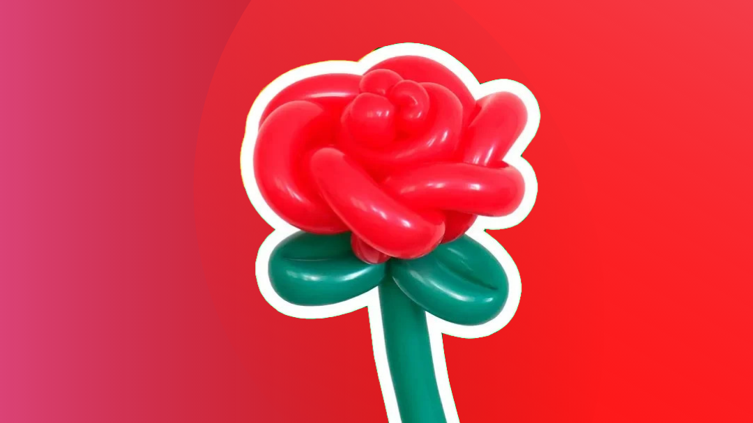 Мастер-класс от " Микрос ": Как сделать розу из воздушных шаров:?✋🤚