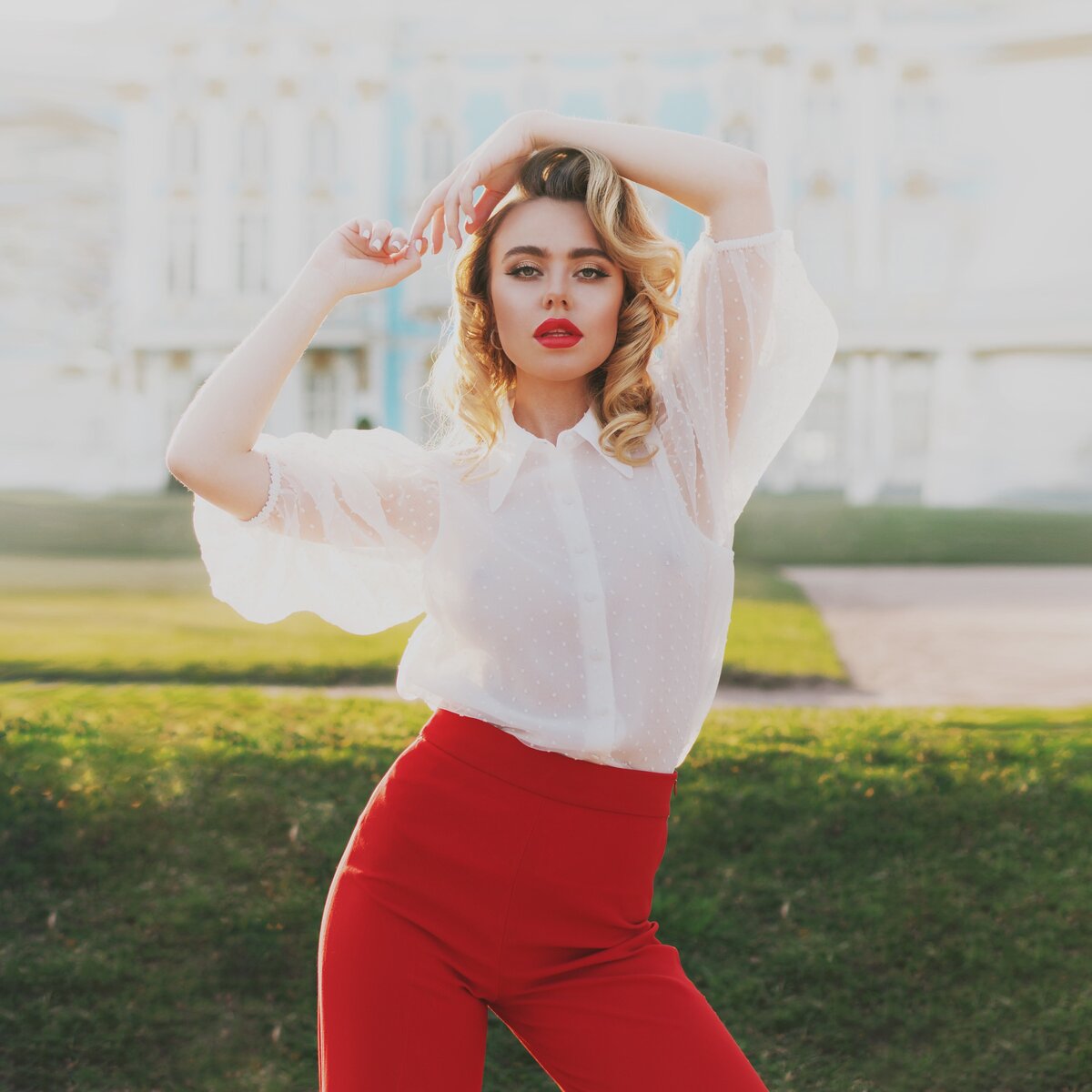 Пример работы нашей команды (прическа и макияж) 