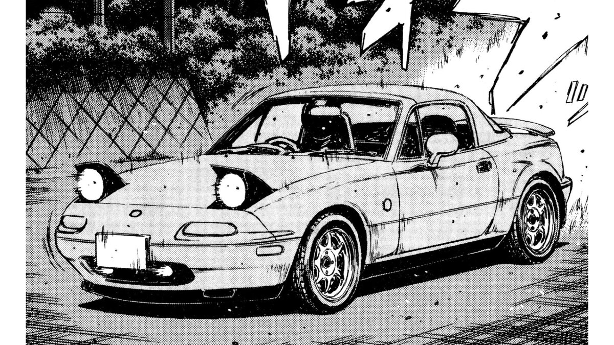Mazda Eunos Roadster NA Special Package (NA6CE) в 193 главе манги