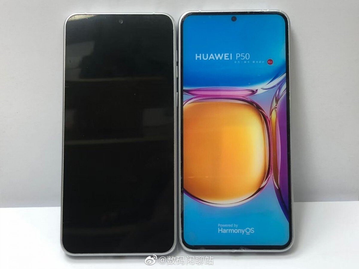 Передняя панель новинки Huawei P50